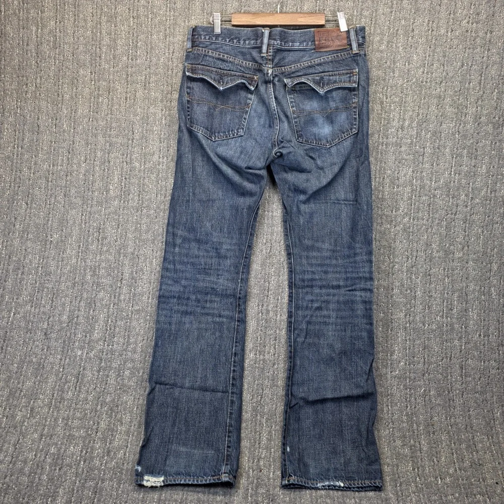 Polo Ralph Lauren Rockland 320 Jeans Men 34x34 Button Fly Distressed Flap Pocket